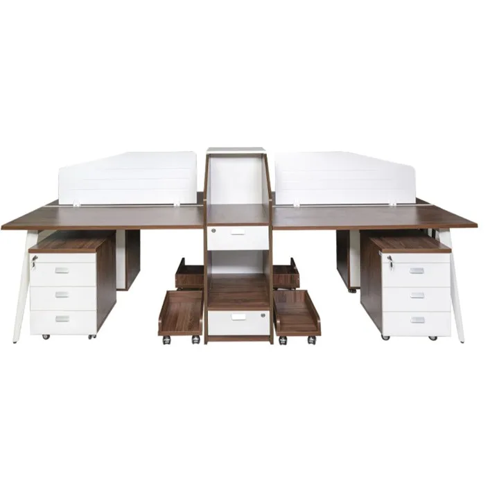 CỤM BÀN LÀM VIỆC 4 CHỖ LUXURY LUXMD02C10
