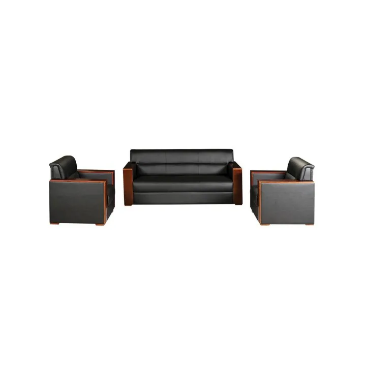 SOFA VĂN PHÒNG SF38 DA ĐEN