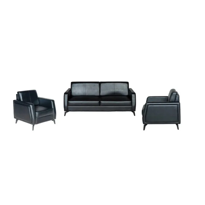 SOFA DA CAO CẤP SF39 DA ĐEN