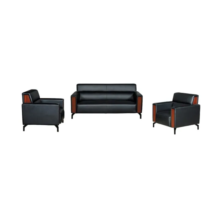 SOFA VĂN PHÒNG SF701 DA ĐEN
