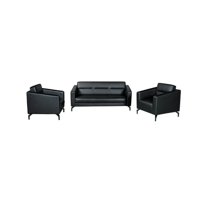 SOFA VĂN PHÒNG SF702 DA ĐEN