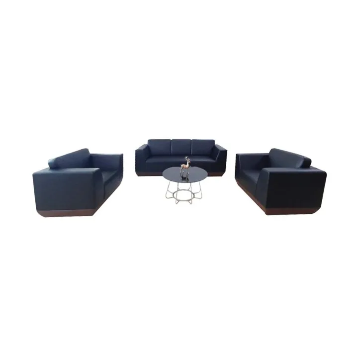 SOFA VĂN PHÒNG CAO CẤP SF703 DA ĐEN