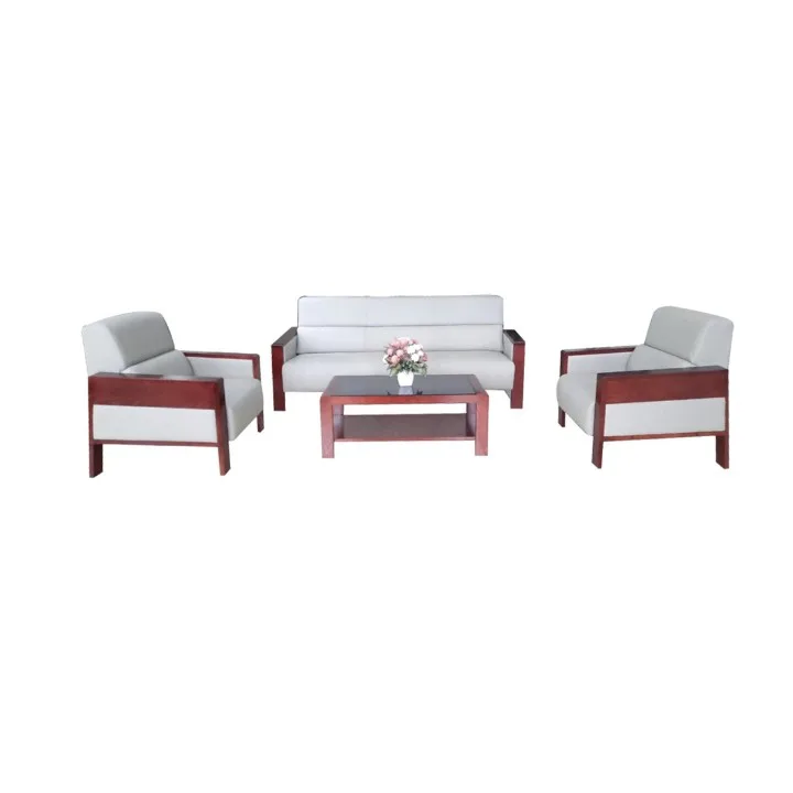SOFA VĂN PHÒNG SF704 DA ĐEN