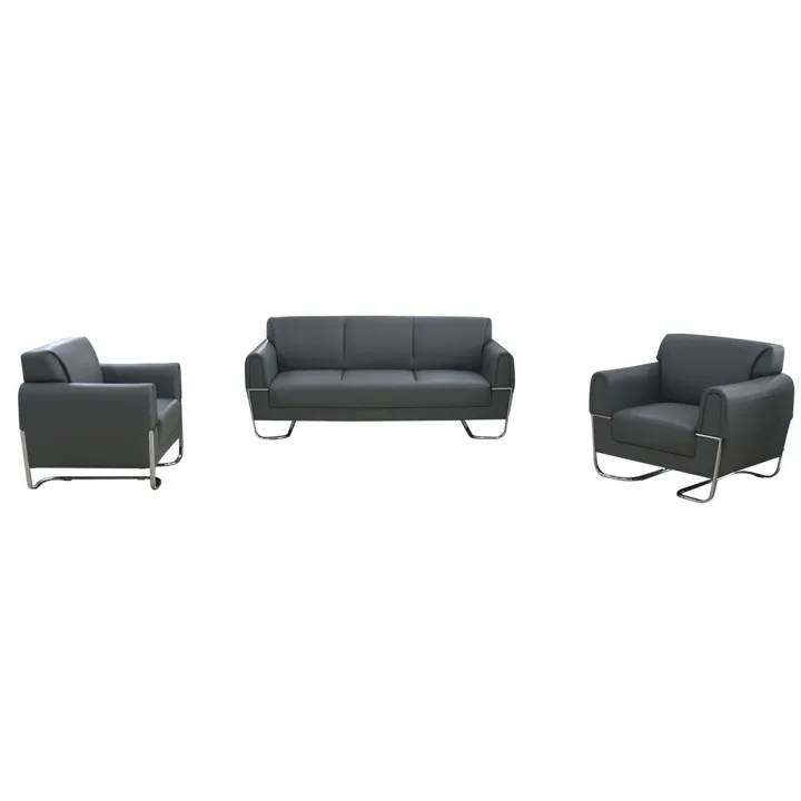 SOFA DA CAO CẤP SF711 DA ĐEN